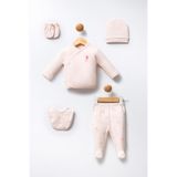 U.S. Polo Assn. U.S. Polo Assn Kız Bebek Hastane Çıkışı, 0-3 AY, USB2351, Pembe, Kadın