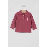 U.S. Polo Assn. U.s. Polo Assn Lisanslı Classic Gül Kurusu Bebek Uzun Kol Yakalı Sweatshirt - 18 - 24 Ay