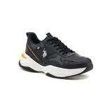 U.S. Polo Assn. U.S.POLO ASSN SOLIDAR 3PR SİYAH COMFORT CASUAL GÜNLÜK SPOR AYAKKABISI