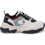 U.S. Polo Assn. U.S.POLO ASSN.TRACKY 4FX BEYAZ MAVİ COMFORT CASUAL SPOR AYAKKABI