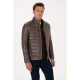 U.S. Polo Assn. U.s. Polo Erkek Slim Fit Kaz Tüğü Spor Mont 2246527 MORE25K - Vizon - 54