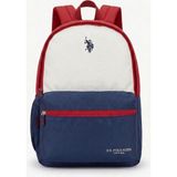 U.S. Polo Assn. Unisex Okul Sırt Çantası Seyahat Günlük Çanta 26114-26117 - Bej - Bordo - Mavi