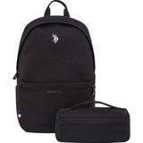U.S. Polo Assn. Us Polo Assn 24590-24633 Unisex Okul Sırt Çantası Öğrenci Günlük Seyahat Tatil Spor Yürüyüş Seyahat Gezi Kamp Günlük - Siyah