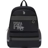 U.S. Polo Assn. Us Polo Assn PLCAN25128 Unisex Okul Sırt Çantası Öğrenci Günlük Seyahat Tatil Spor Yürüyüş Seyahat Gezi Kamp Günlük Çanta - Siyah