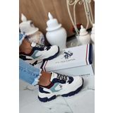 U.S. Polo Assn. US Polo TRACKY Kadın Günlük Spor Ayakkabı 101532673Beyaz/Mavi