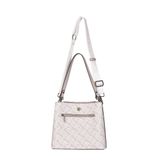 U.S. Polo Assn. US24109 Beyaz Gri 26x22x13 cm Kadın Omuz Çantası