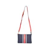 U.S. Polo Assn. US24270 Lacivert Beyaz Kırmızı 24x18x8 cm Kadın Çapraz Çanta