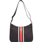 U.S. Polo Assn. US24272 Lacivert Kırmızı Beyaz 29x23x8 cm Kadın Omuz Çantası