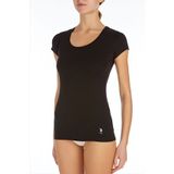 U.S. Polo Assn. USB66003 Kadın Siyah T-Shirt