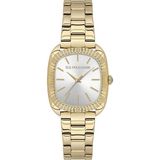 U.s. Polo Assn. USPA2143-04 Quartz Çelik Altın Rengi Gri Kadran 28X33 mm Kadın Kol Saati - Renkli