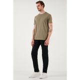 U.S. Polo Keten ve Pamuk Karışımlı Regular Fit Normal Bel Düz Paça Erkek Pantolon G081SZ0782115343 SİYAH