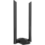 U18A Wi-Fi 6 Adaptör USB 3.0, AX1800 Çift Bantlı Wireless Adaptör, 1201MBPS 5ghz, 574MBPS 2.4ghz, Tak ve Çalıştır, Mu-Mımo Teknolojisi, Wpa3, Windows 10 Desteği, Siyah