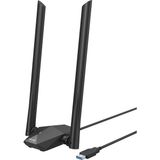 U18A Wi-Fi 6 Adaptör USB 3.0, AX1800 Çift Bantlı Wireless Adaptör, 1201MBPS 5ghz, 574MBPS 2.4ghz