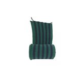 U5 FASHION Ribana Manşet Fitilli Kol Etek Bandı Çok Amaçlı Triko Bant Yeşil Lacivert Çizgili En 90 cm boy 8 cm