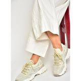 U602915104 Bej Kumaş Spor Ayakkabı Sneakers