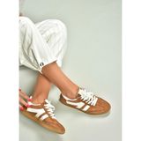 U652861402 Taba Süet Kadın Spor Ayakkabı Sneakers