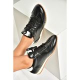 U820730409 Siyah Spor Ayakkabı Sneakers