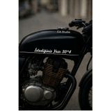UA Studio Motorsiklet deposu yazı Sticker 30*3 beyaz araç oto motorsiklet uyumlu