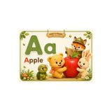 UAStudio Papelia Honey & Friends Alphabet Flashcards A-Z Ilk Kelimeler Ingilizce Alfabe Kartları 26 Kart