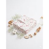 U&b Unique And Beyond-Fungo- Mantar Desen 100% Organik Pamuk Müslin Battaniye- Çok Amaçlı Örtü