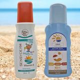 Uber Sensyderm Kids SPF 50+ Güneş Sütü + Uber After Sun Sprey Losyon 200 + 200 ml
