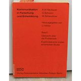 Übersicht über die ProSematik: Ergebnisse einer ersten empirischen Studie, aus: Kommunikation in Forschung und Entwicklung, 1