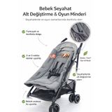 Ubeybi 6'sı 1 Arada Bebek Seyahat Alt Değiştirme Matı - Bebek Arabası Ana Kucağı Mama Sandalyesi Oyun Minderi