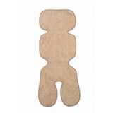 ubeybi Universal Bebek Minderi - Terlemeyi Azaltan 3D Mesh Puset Bebek Arabası ve Oto Koltuğu Minderi Oeko-Tex® Sertifikalı Ped Bej