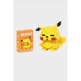 Ubin Shop Mini Blok Elektrik Temalı Sevimli Figür Yapı Seti 185 Parça Koleksiyon Hobi Oyuncağı - Pikachu