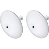 Ubiquiti Networks 2 Paket NBE-5AC-GEN2 Nanobeam Ac Gen2 Airmax Ac Cpe, Özel Yönetim Radyosu ile