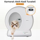 UBPet C10 Pro Entegre Kameralı Mobil Uygulama Kontrolü Akıllı Sensör Geniş Hacim Akıllı Kedi Tuvaleti - Koku Hediye