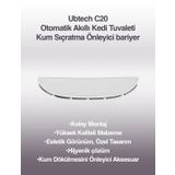 UBPet C20 Otomatik Akıllı Kedi Tuvaleti için Aparat/Buffle, Kum Sıçratma Önleyici Aparat/Buffle