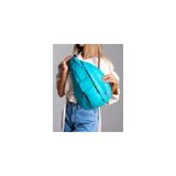 UBUN2BAG Unisex Çapraz Çanta Hakiki Deri Floater Turkuaz Sling Bag (Rfid Koruma)