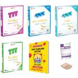 Üç Dört Beş Tyt Türkçe Tyt Matematik Fizik Biyoloji Soru 2027+TYT Deneme+Tlf Tutucu+Plan Defteri