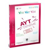Üç Dört Beş Yayıncılık Ayt 10’lu Matematik Deneme Soru Bankası 345 Üçdörtbeş (kitapsenin'e Özel Güncel Baskıdır)