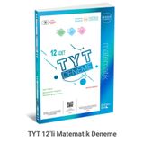 Üç Dört Beş Yayıncılık Matematik 12 Adet Tyt Deneme Yks 2022