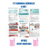 Üç Dört Beş Yayıncılık TYT Kurumsal Denemeler Karma Set-3 (Bilgi Sarmal 3D Özdebir Orijinal ÜçDörtBeş 345 Acil) - Optikli