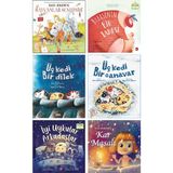 Üç Kedi Bir Dilek / Sara Şahinkanat + Üç Kedi Bir Canavar + Hayvanlar Senfonisi + Babasının Bir Tanesi + Iyi Uykular Arkadaşlar + Kar Masalı / 6lı Ciltli Çocuk Kitapları