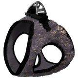 Uc Kilitli Simli Pelus Kedi Kopek Gogus Tasmasi 20-24 Cm Xxx-Small Gri