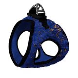 Uc Kilitli Simli Pelus Kedi Kopek Gogus Tasmasi 32-40 Cm Medium Lacivert