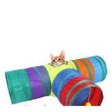 Üç Yollu Kedi Oyun Tüneli 80X23cm