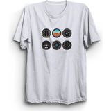 Uçak, Borda, Gösterge Paneli, Pilot, Airplane, Kokpit, Cockpit Tişört - XL - Beyaz