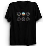 Uçak, Borda, Gösterge Paneli, Pilot, Airplane, Kokpit, Cockpit Tişört - XL - Siyah