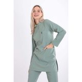 Uçak İş Giyim LİMON KÜFÜ KARYA TESETTÜR TEK ÜST - Limon Küfü - 2XL