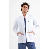Uçak Medikal Beyaz Ceket Boy, Uzun Kol, Hakim Yaka, Doktor Önlüğü - S