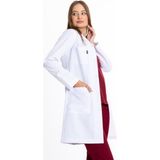 Uçak Medikal Beyaz Uzun Boy, Hakim Yaka, Doktor Önlüğü - 2XL