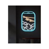 Uçak Penceresi Görünümlü Dekoratif Neon Tabela