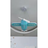 Uçak Temalı Entegre Led Çocuk Odası Sarkıt Avize (70X80 Cm) Kişiye Özel Tasarım, El Yapımı Görünüm