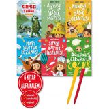 Uçan At Yayınları Alfa Kalem+Kırmızı Yanak+Dünyayı Okuyan+Şifayı Kaptık+Hapı Yuttuk+Naneyi Yedik Mert Arık 6 Kitap