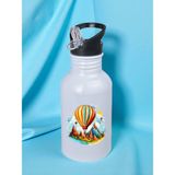 Uçan Balon Baskılı Matara Suluk 600 ml - Sporcu Suluğu, Büyük Suluk, Spor Matara, Sporcu Sulukları